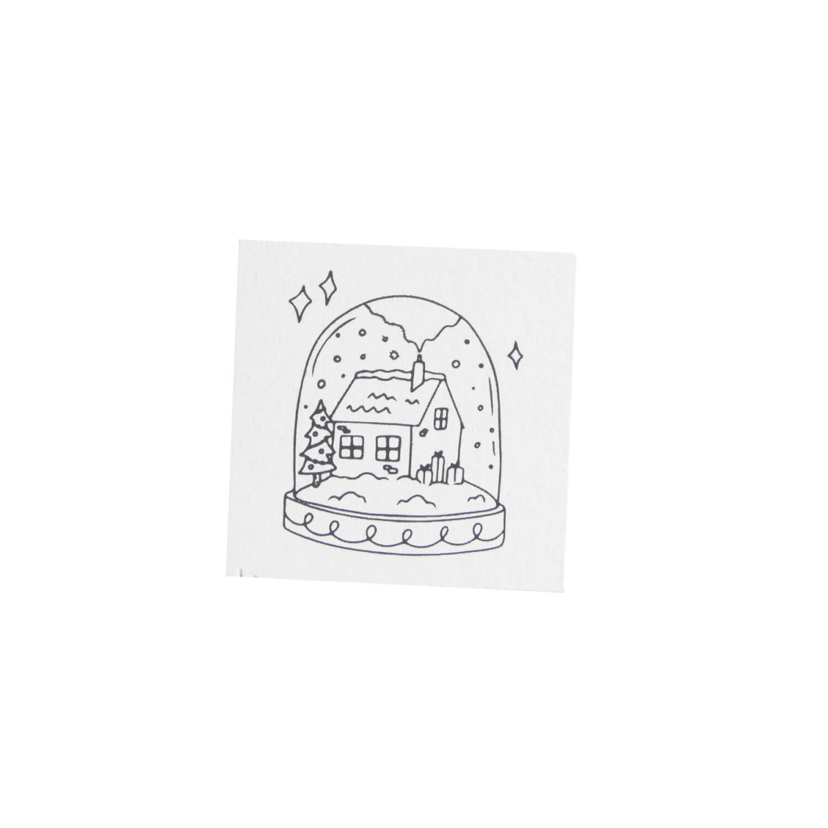 Stempel für Weihnachtskarten