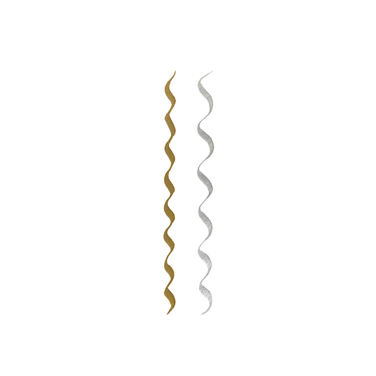 Linien Brushpen Set Metallic von Rico Design