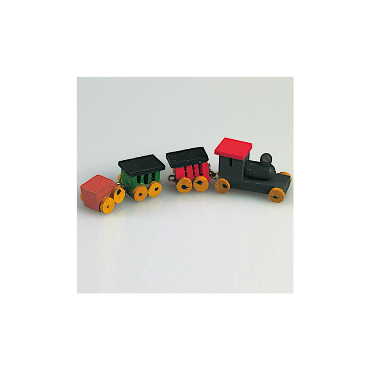 Holzeisenbahn Miniatur 4-teilig