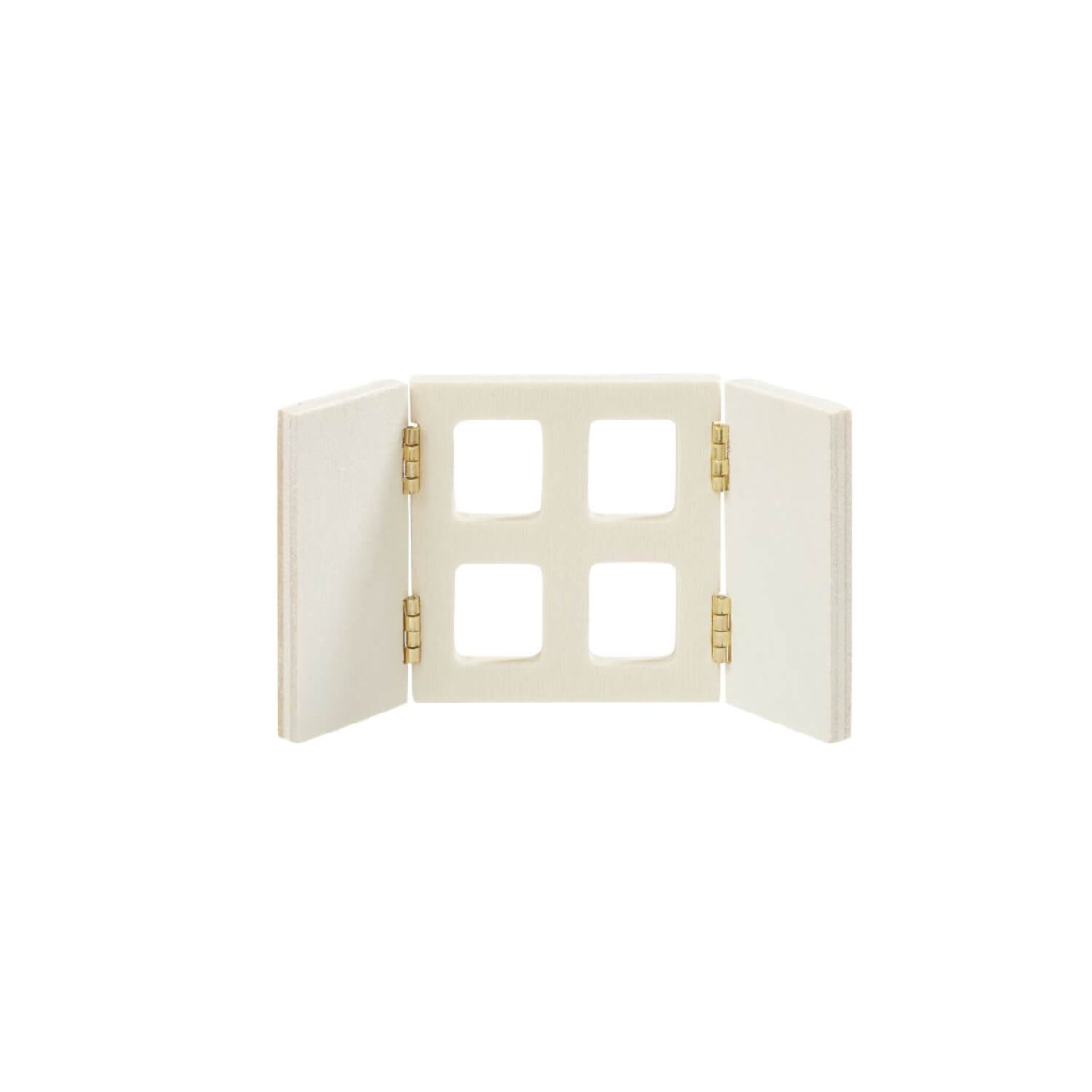 Miniatur Fenster aus Holz mit Fensterläden