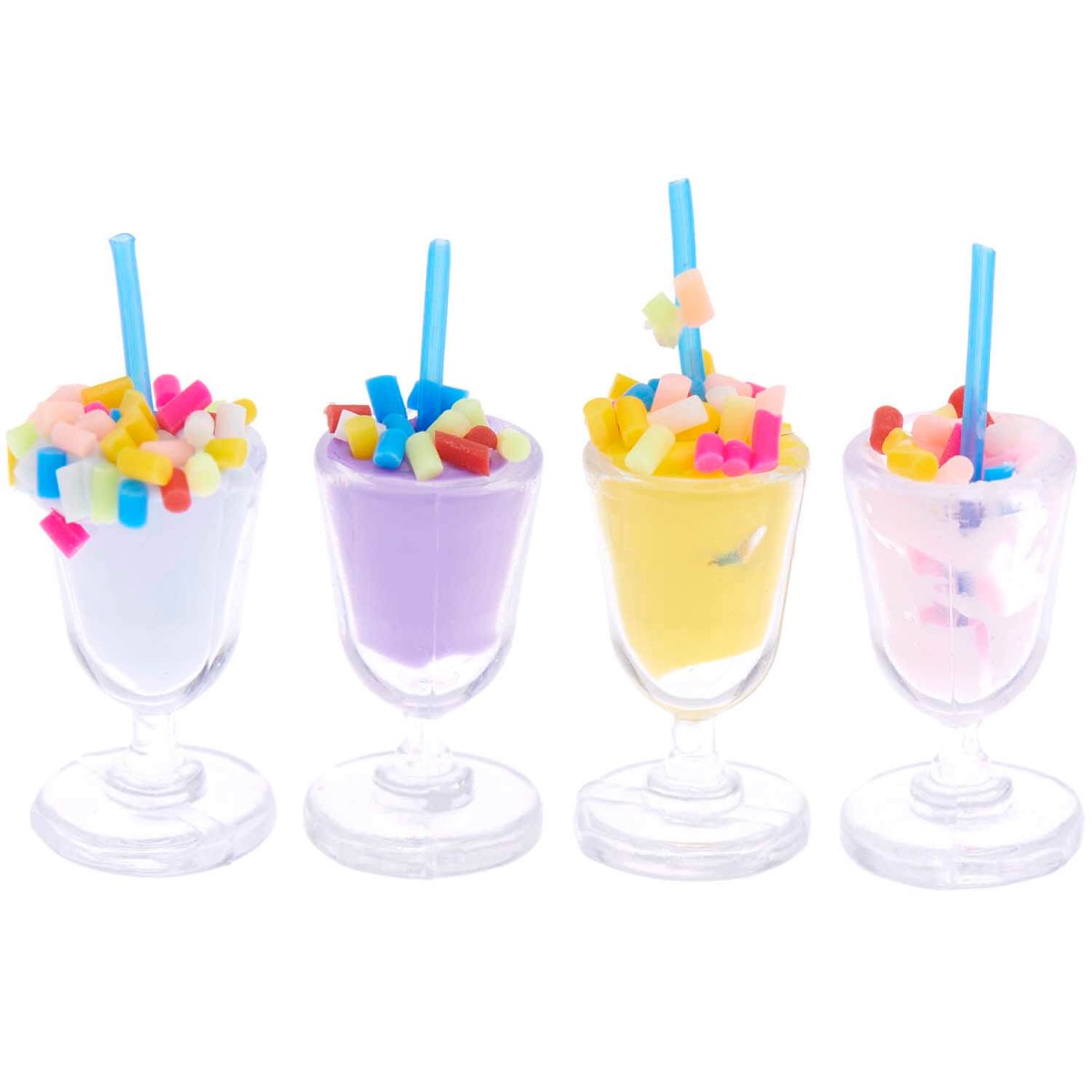 Miniatur Milchshake 4 Stück