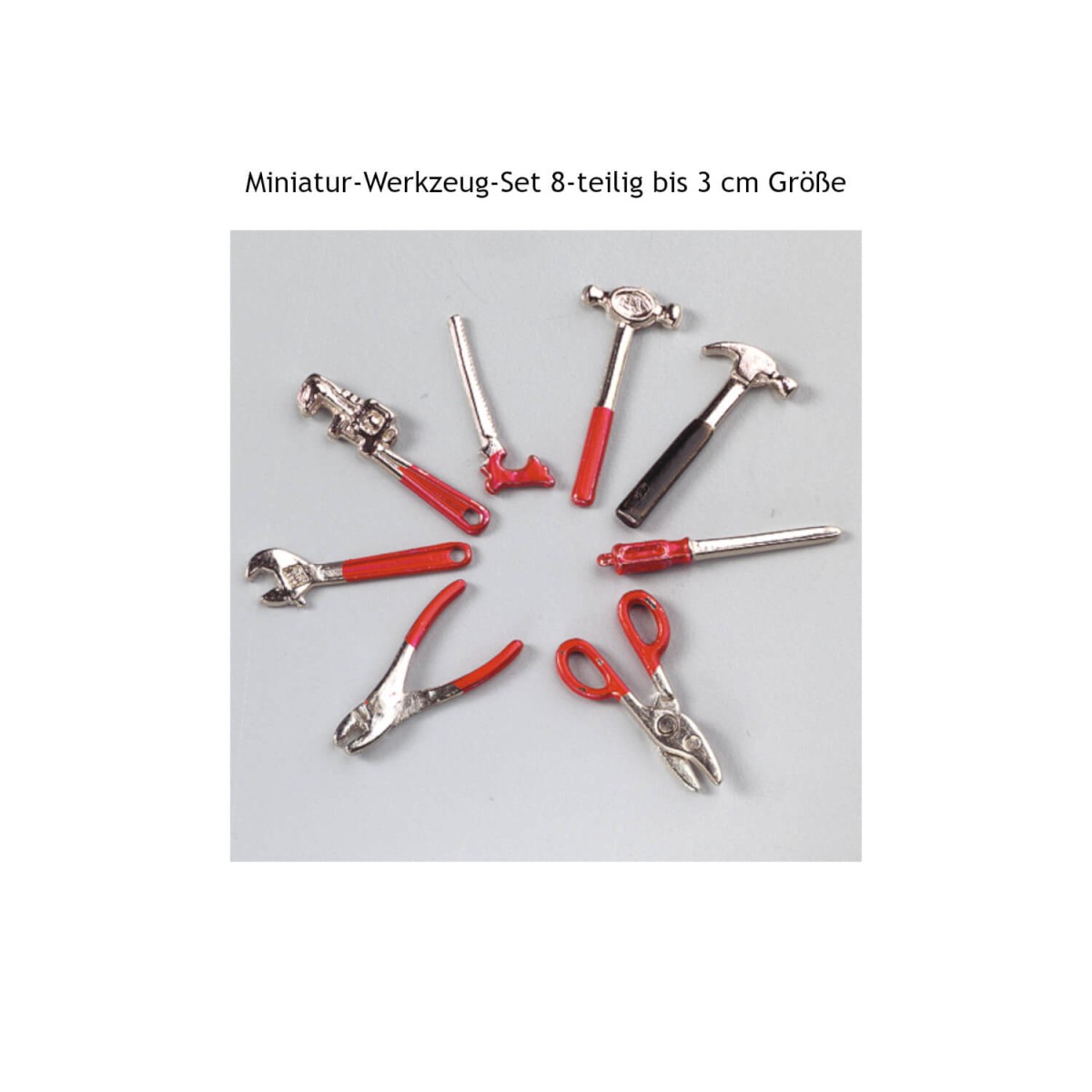 Miniatur Werkzeug-Set bis zu 3 cm Größe