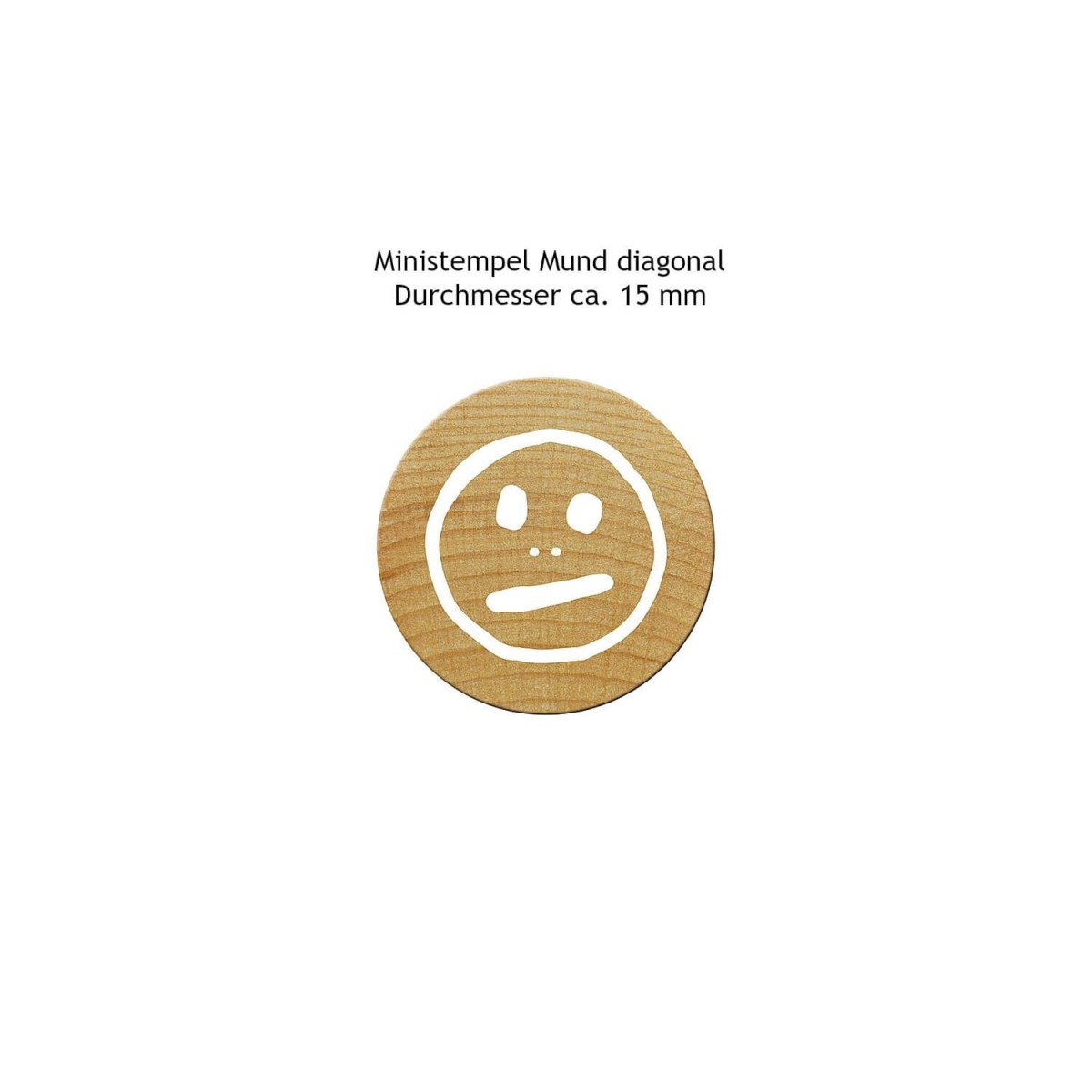 Holzstempel Mini Smiley perfekt für Lehrer