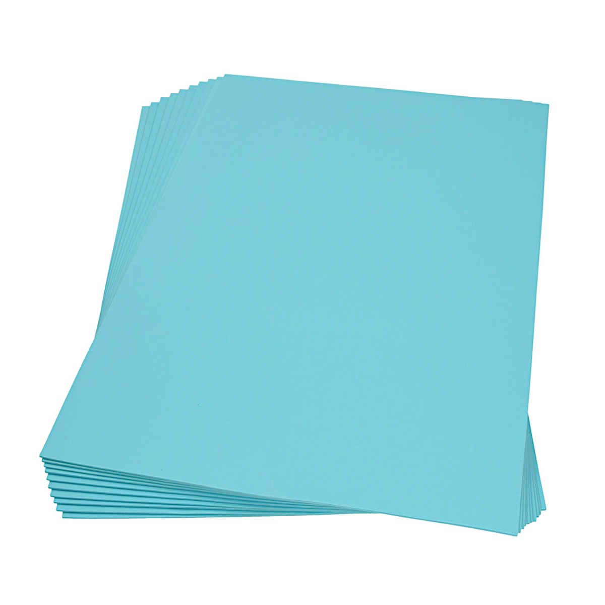 Moosgummiplatte hellblau