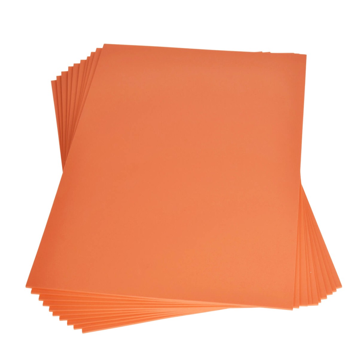 Moosgummiplatte orange