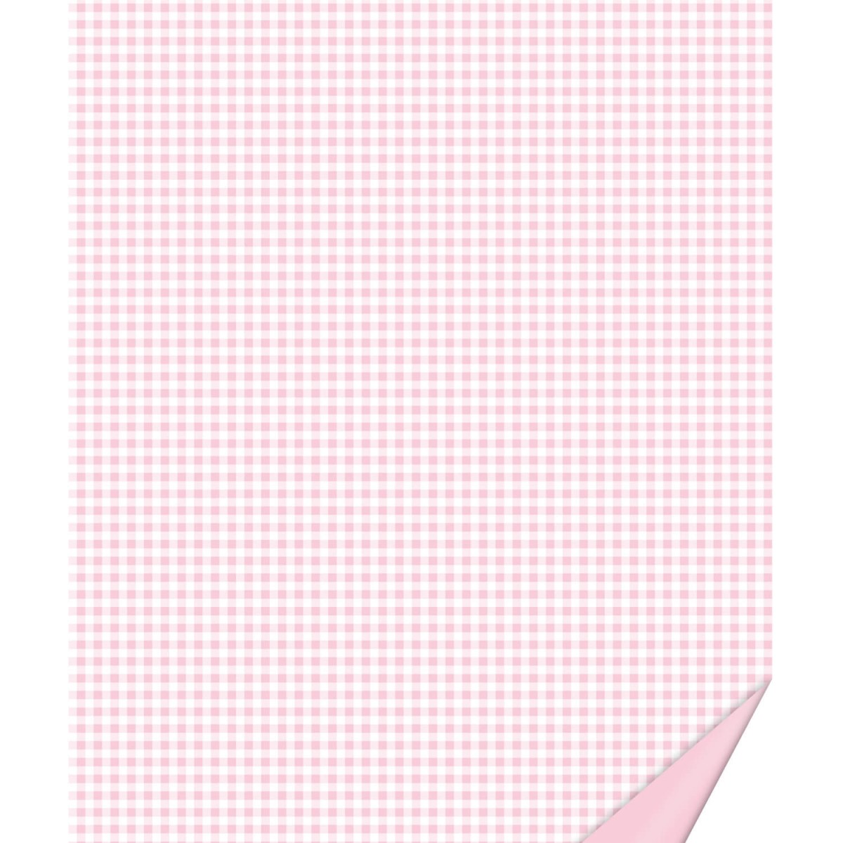 Detailansicht Motivkarton Karo rosa