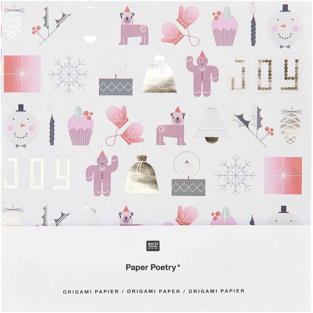 Paper Poetry Origami I love Christmas