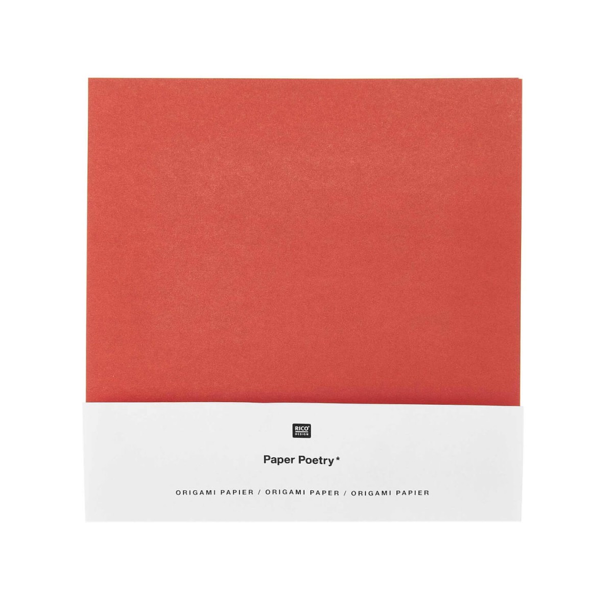 Paper Poetry Origami Papier rot gold