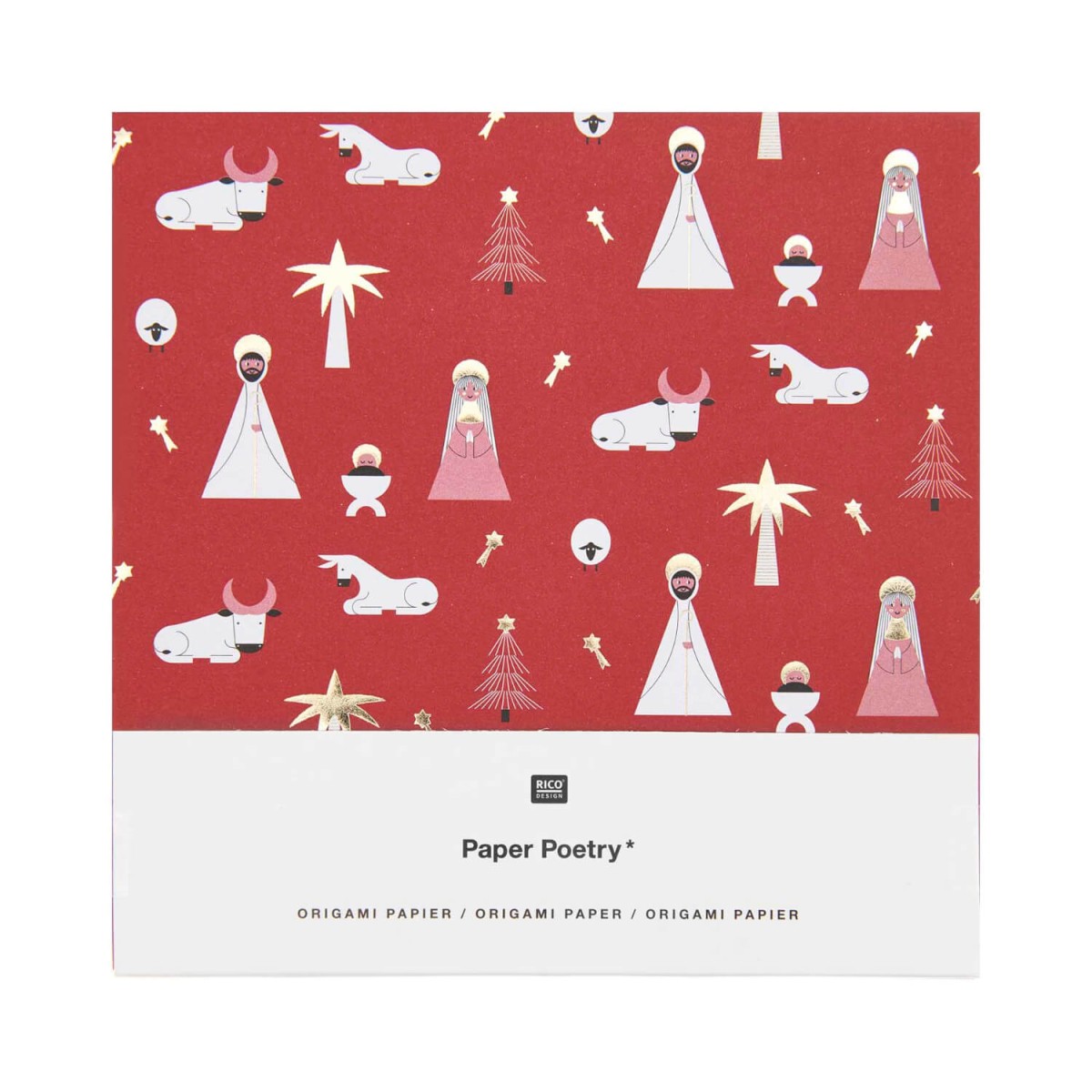 Origami Papier Christmas Rocks von Rico Design