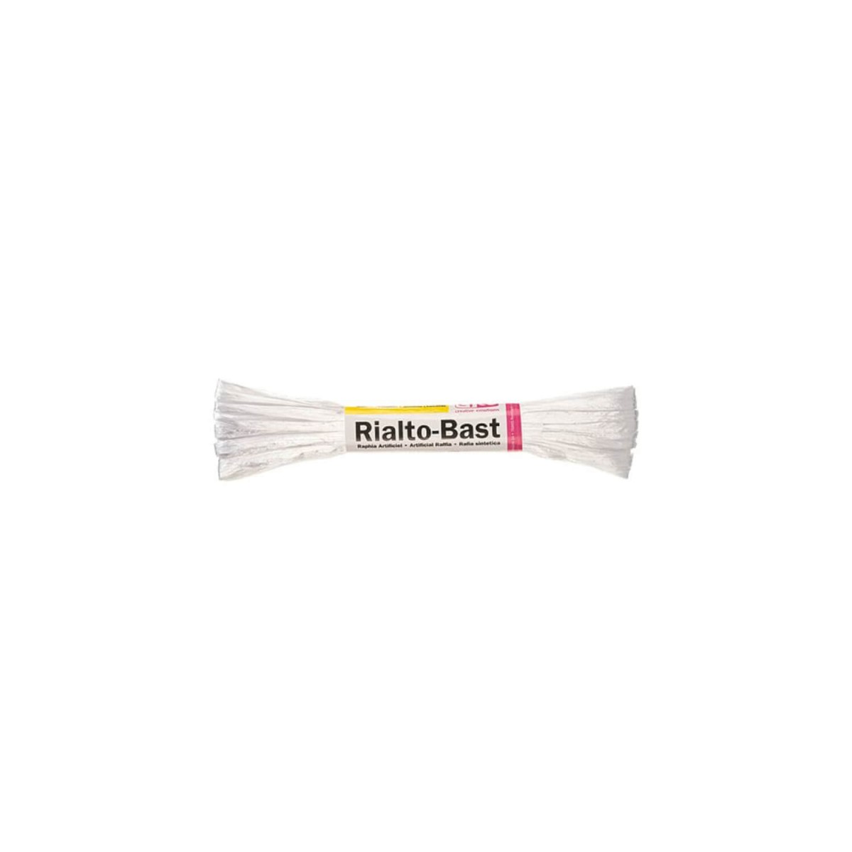 Viskosebast weiß glänzend 10 g