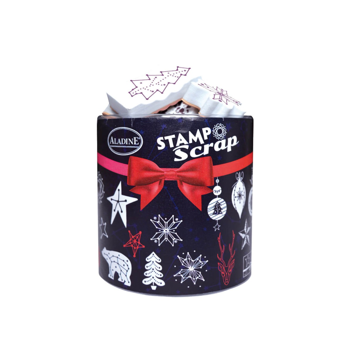 Stempelset 32 Stempel + 1 Stempelkissen von Aladine