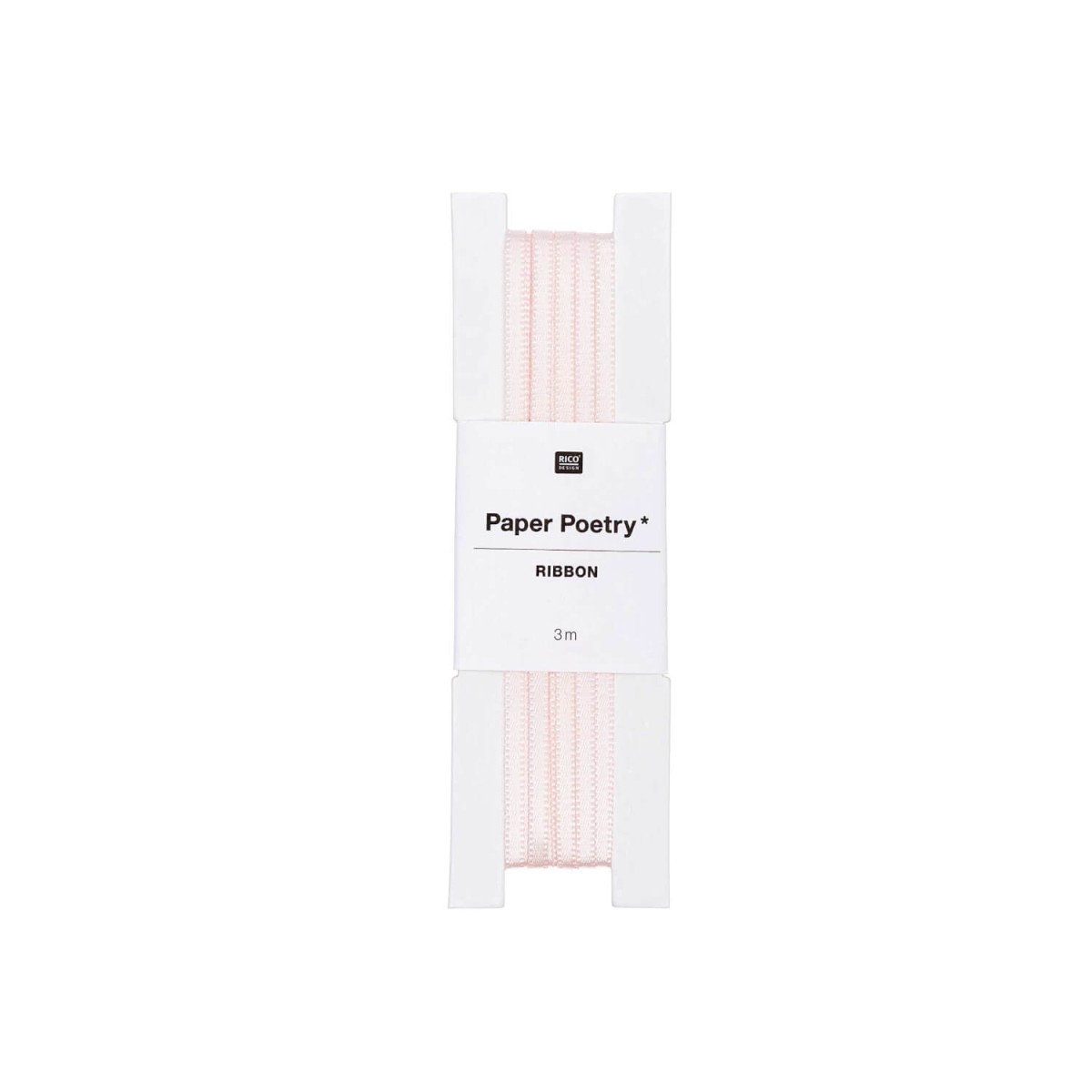 Paper Poetry Satinband puder 3 mm 3m