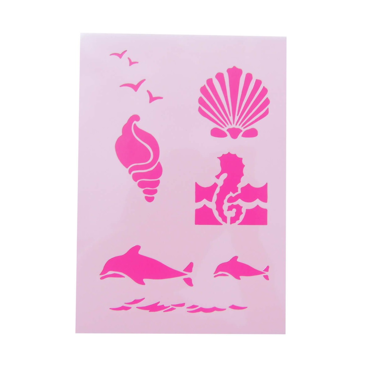 Stencil A5 Meerestiere von efco creative