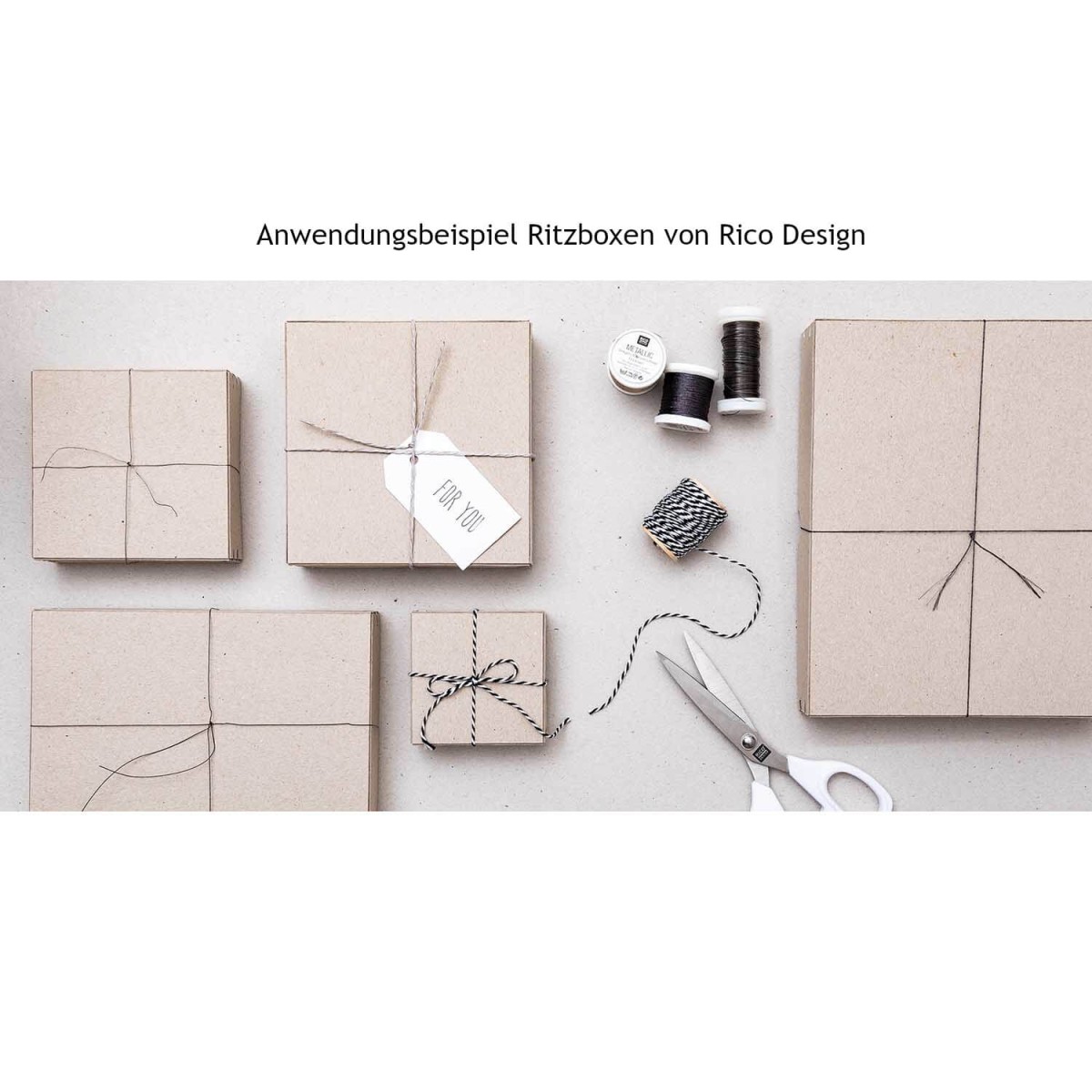 Anwendung Beispiele Ritzboxen von Rico Design