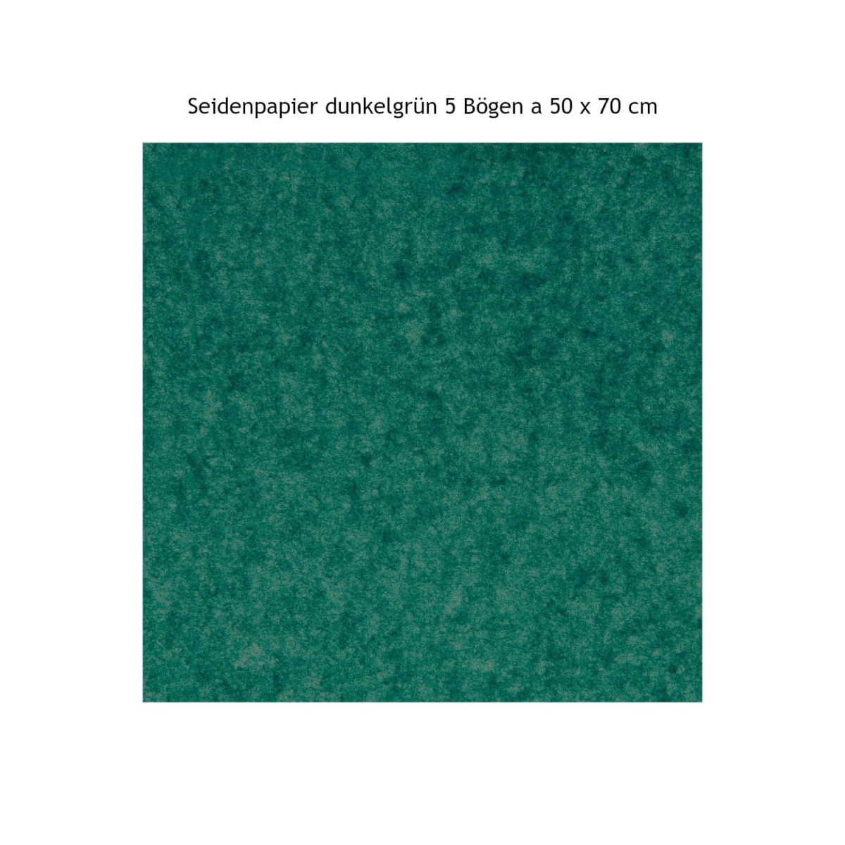 Seidenpapier dunkelgrün 50x70cm 5 Bögen