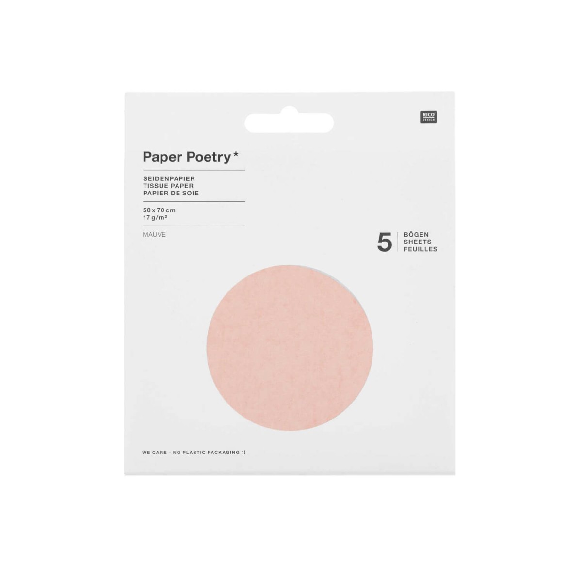 Paper Poetry Seidenpapier Mauve