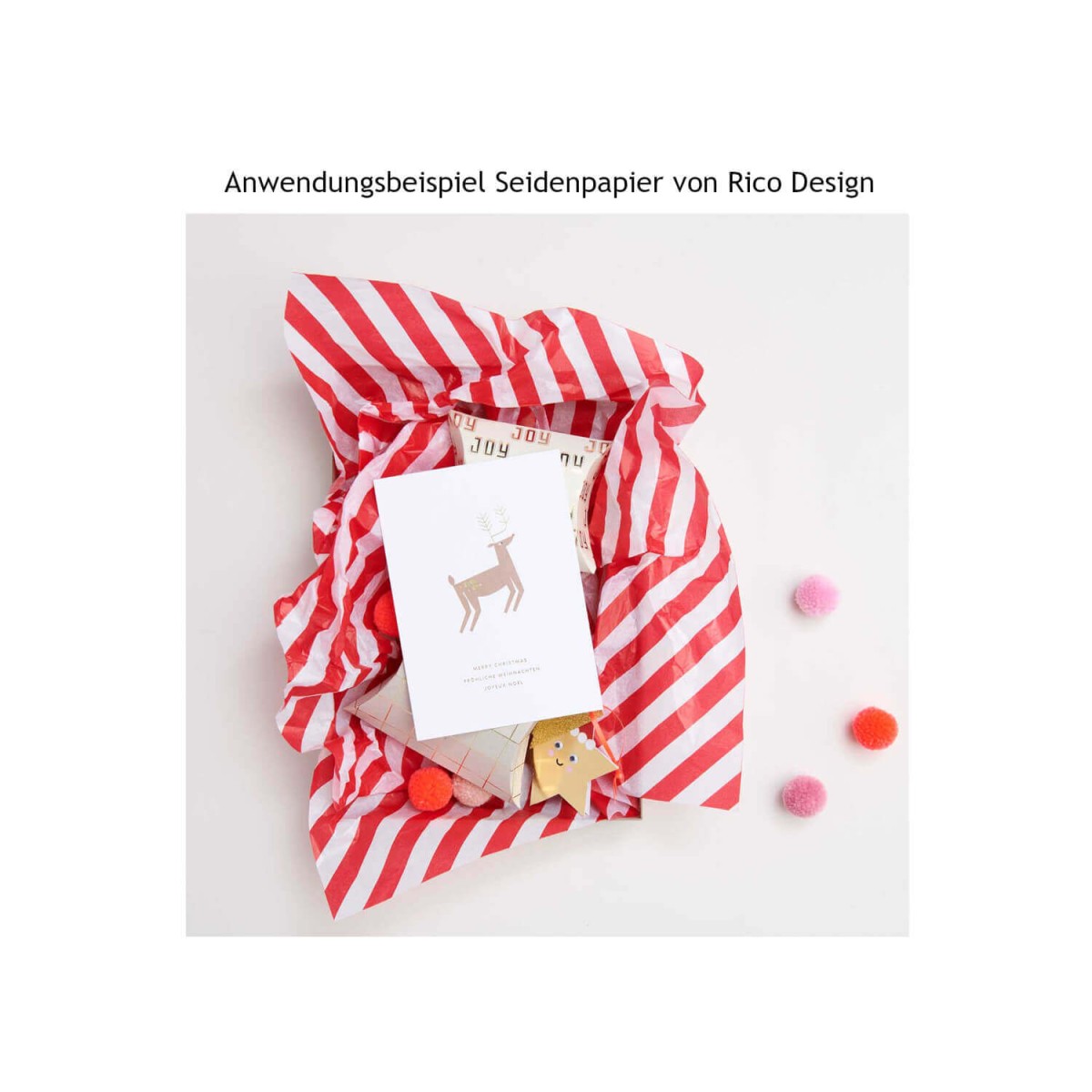 Anwendungsbeispiel Seidenpapier von Rico Design