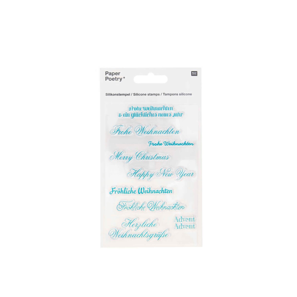Paper Poetry Stempel Schriften Weihnachten
