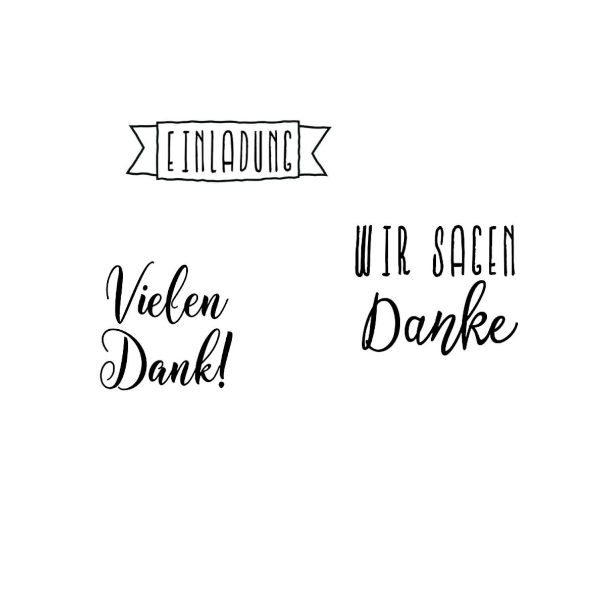 Detailansicht Stempel transparent von Viva Decor