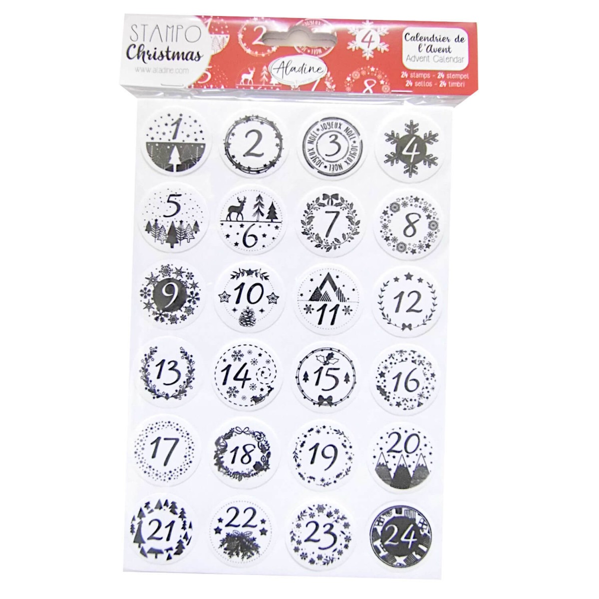 Zahlen Adventskalender DIY
