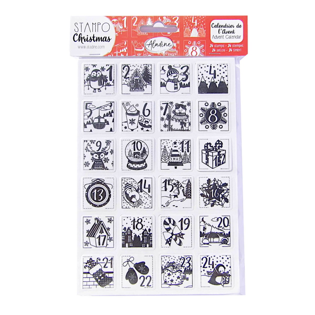 Stempel Aladine Adventskalender