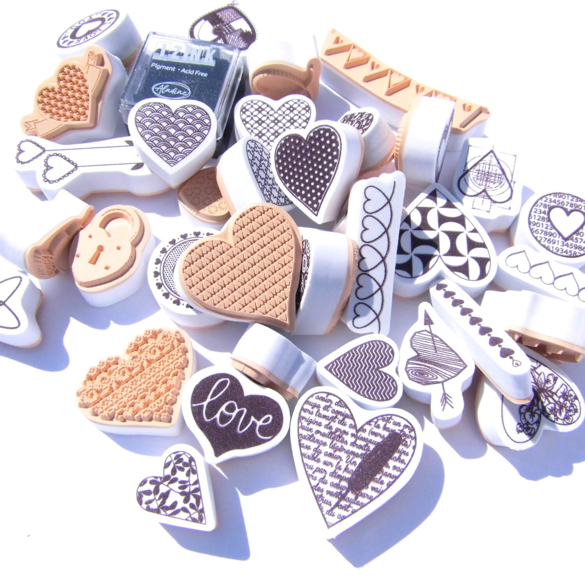 Stempel Herzen