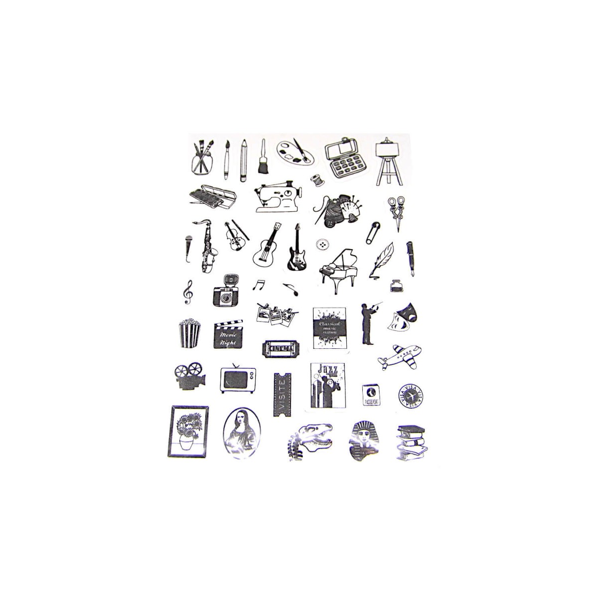 Stempelset Hobbies