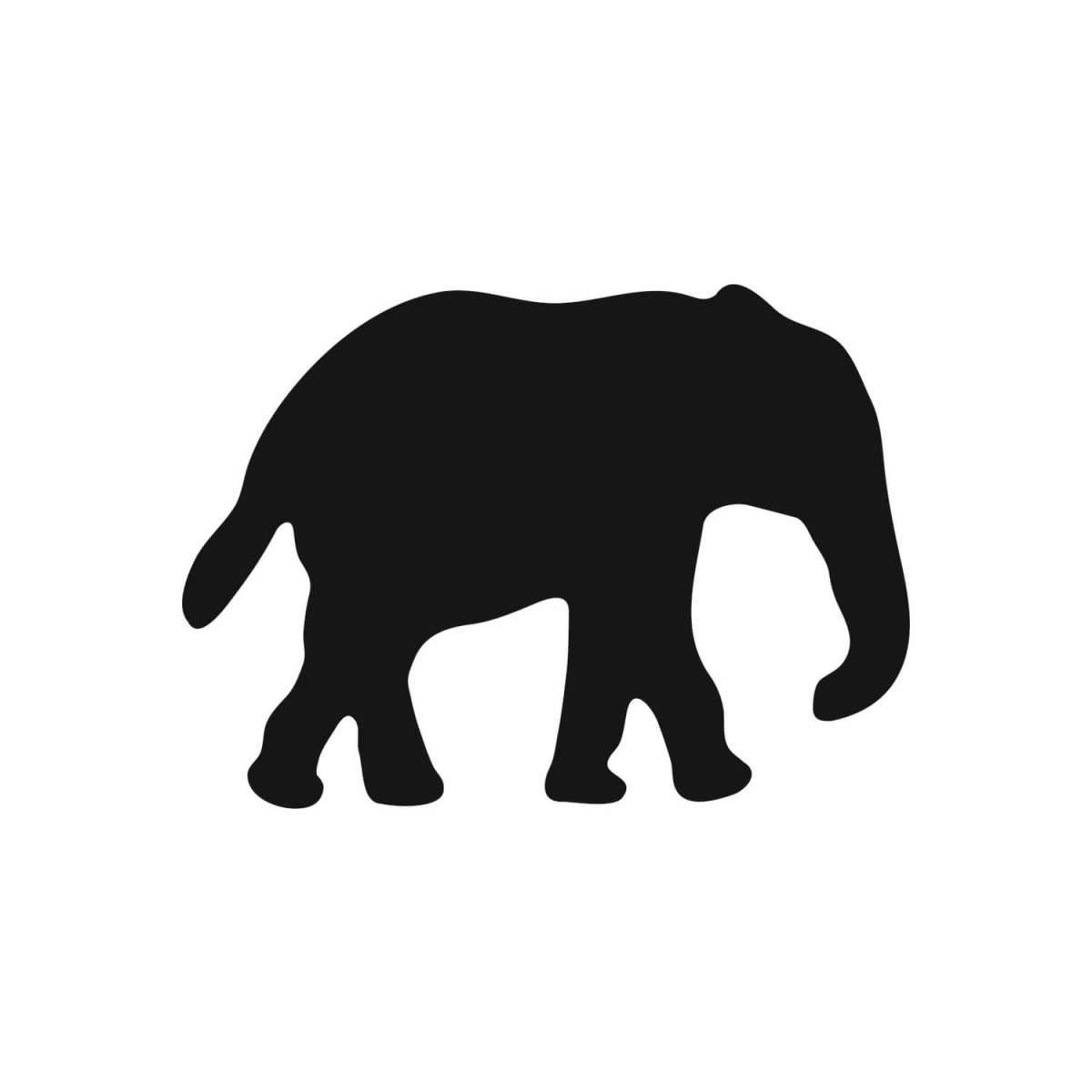 vergrößerte Motivabbildung von Motivstanzer Elefant 17 mm