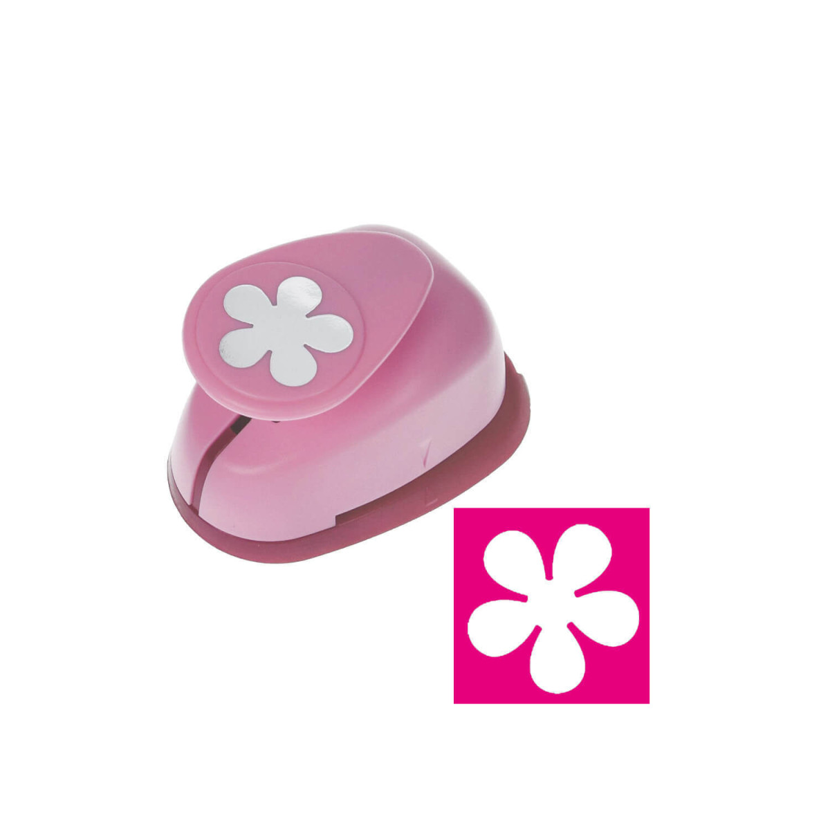 Stanzer Retro Blume L 5-blättrige Blüte ca. 35 mm Motivgröße