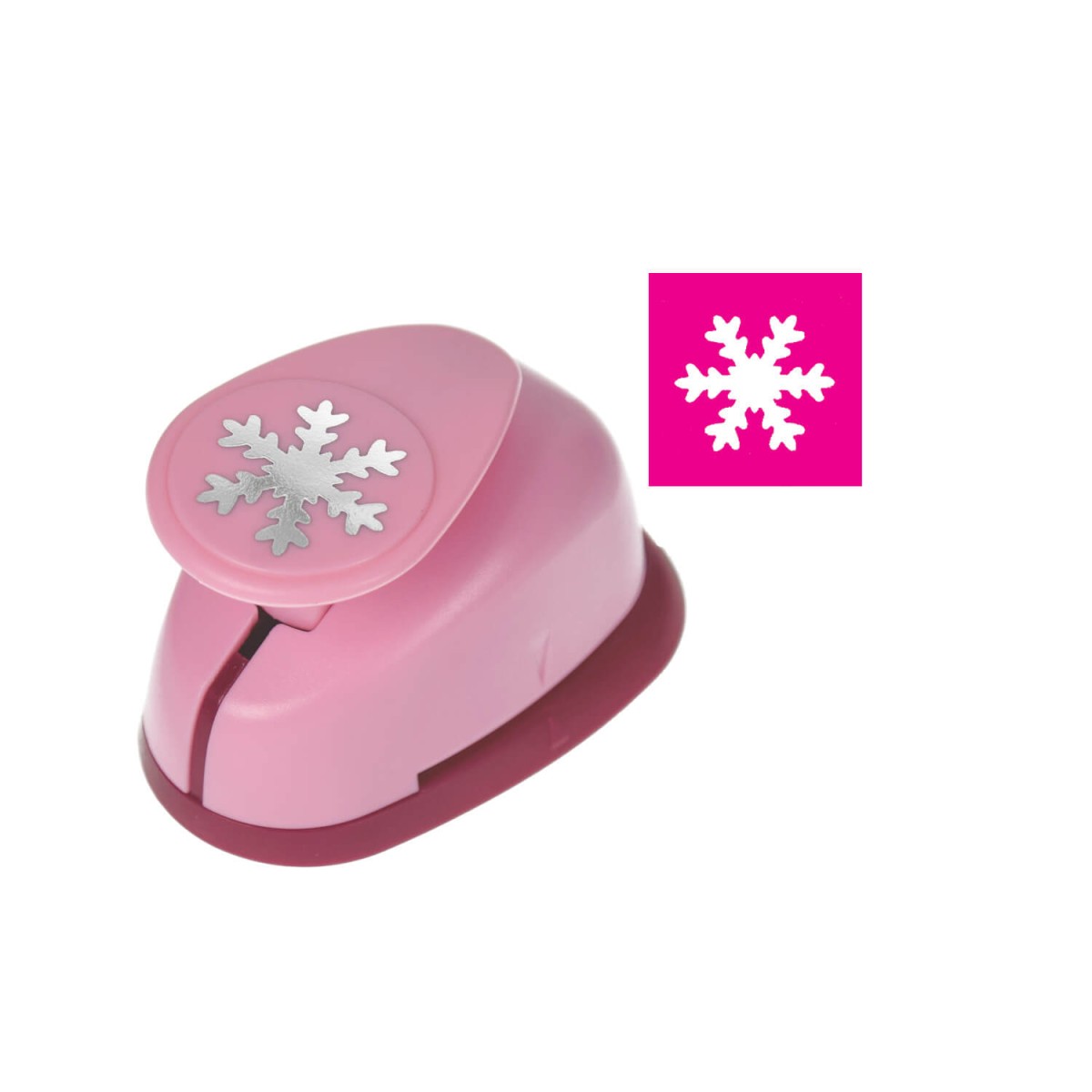 Stanzer Schneeflocke M mit Motivbild