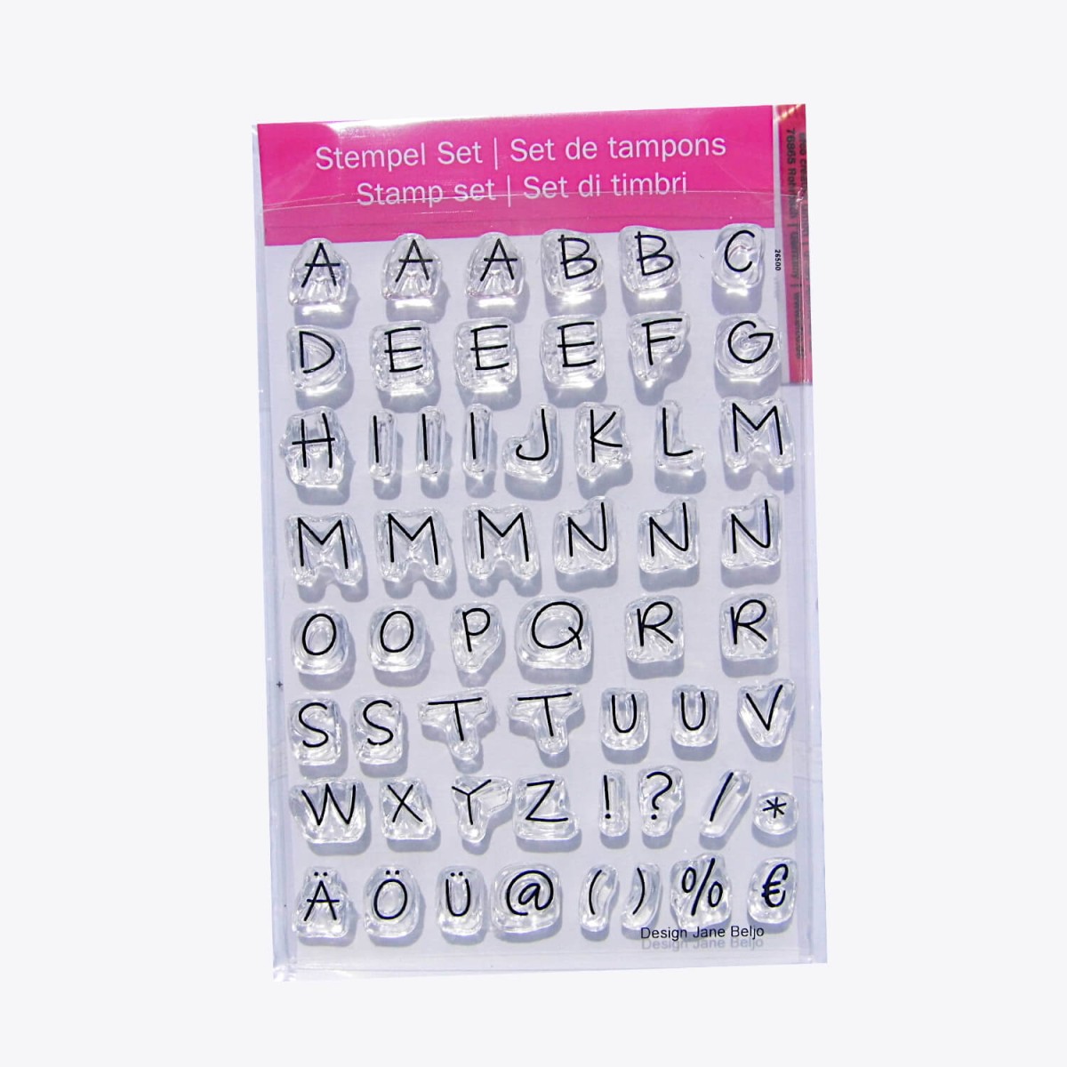 Stempel Alphabeth 55-teilig