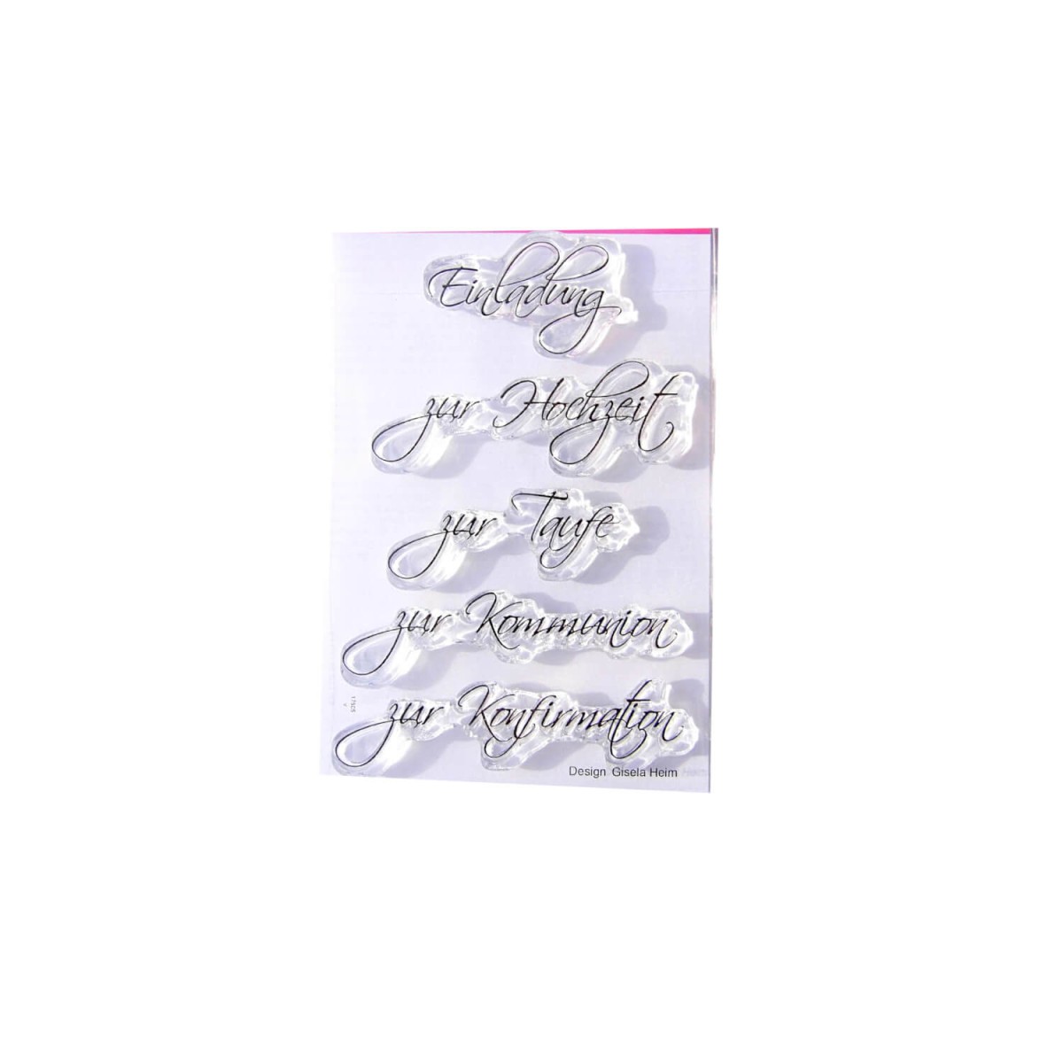 Stempel Einladung Taufe