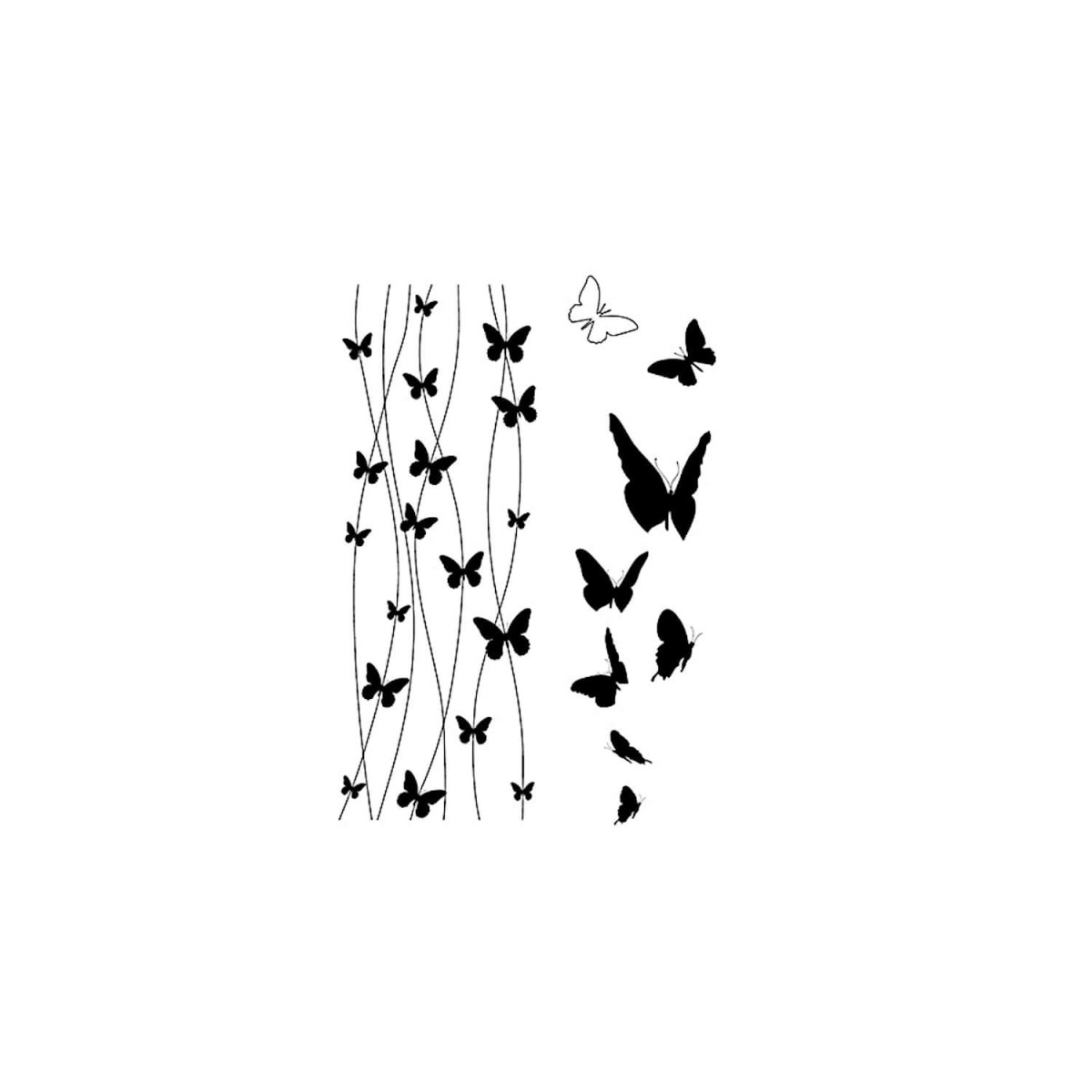 Stempel Schmetterlinge transparent von efco