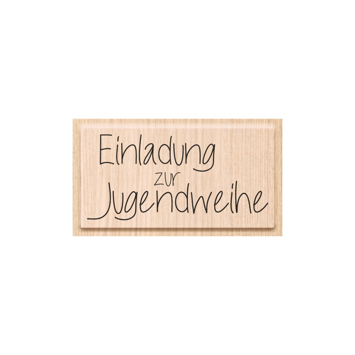 Stempel Einladung zur Jugendweihe