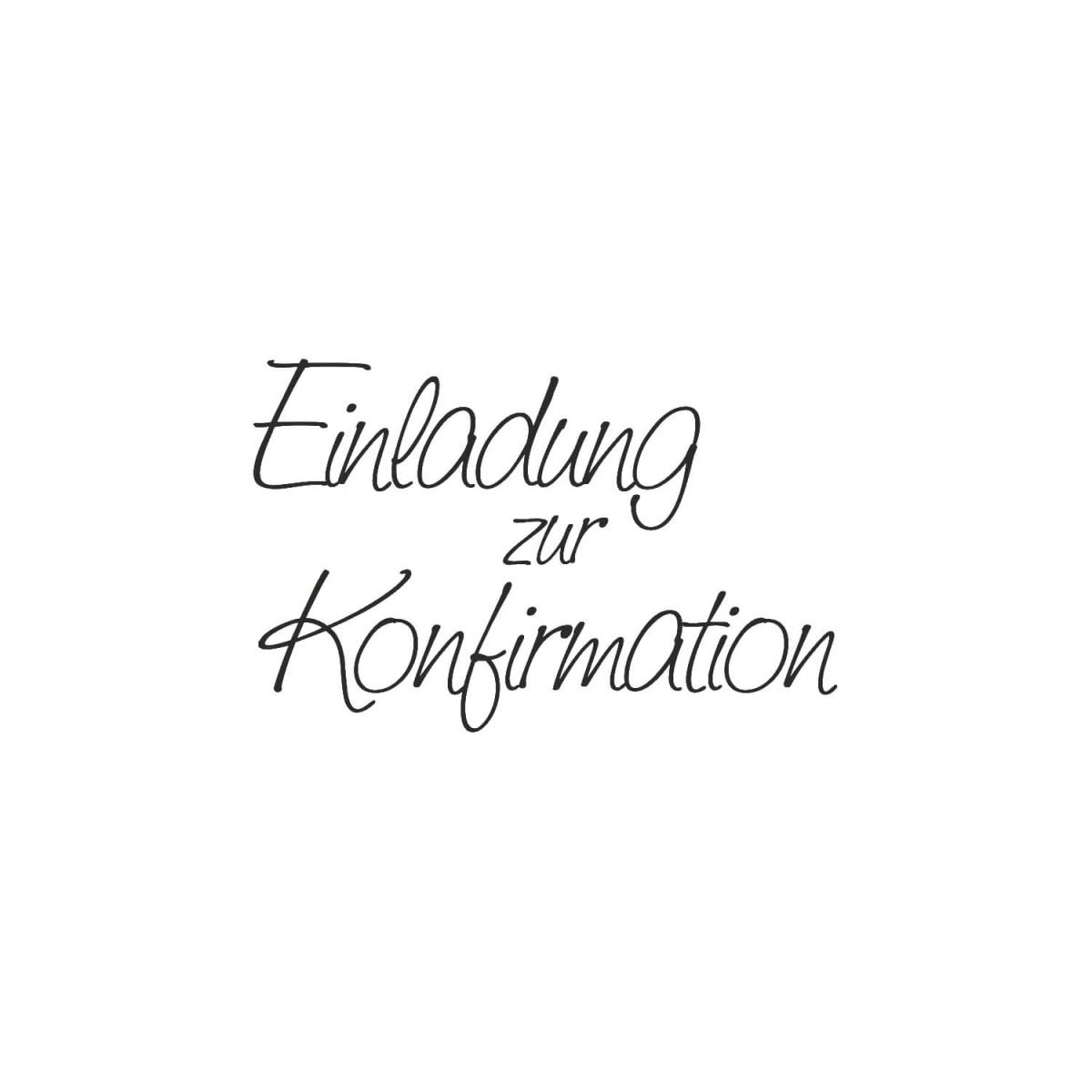 Detailabbildung Motiv Stempel Einladung zur Konfirmation