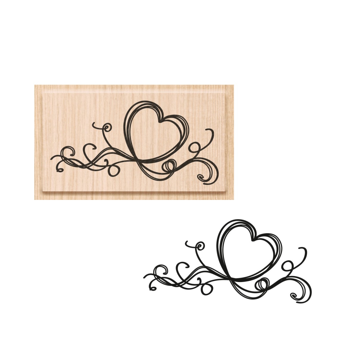 Stempel Feelings mit Motivdetail