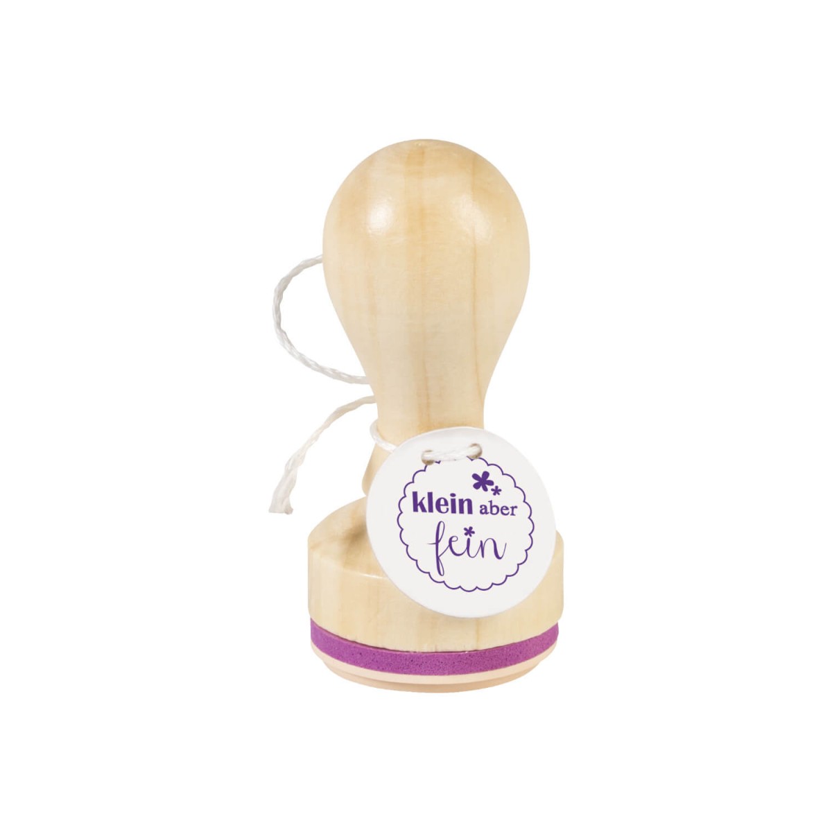 Runder Stempel klein aber fein
