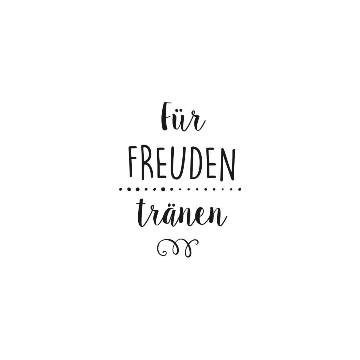 Detailansicht Motiv für Freudentränen