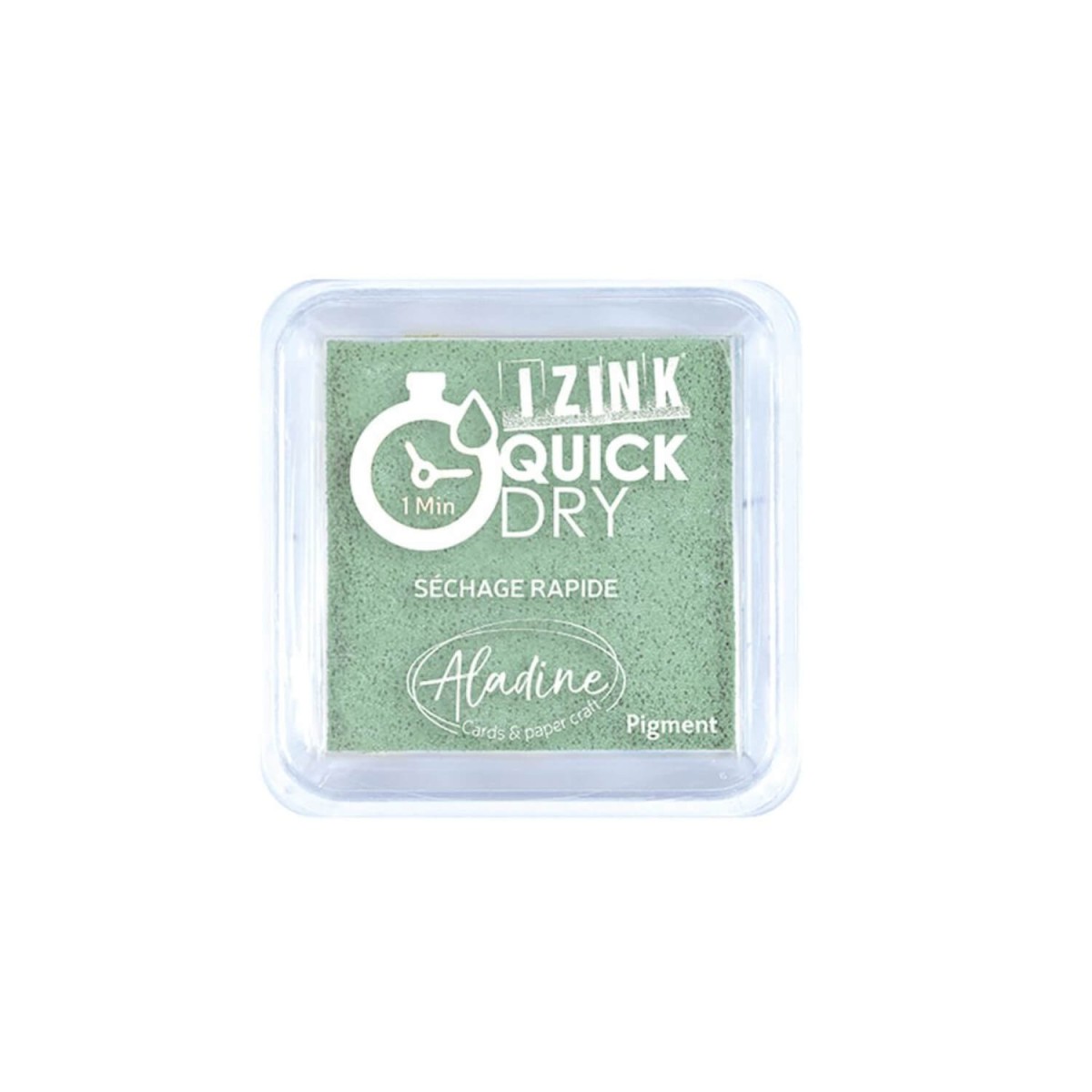 IZINK QUICK DRY Pigmentstempelkissen vert d'eau von Aladine