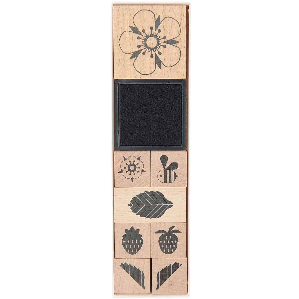 Stempelset Just Bees + Fruits + Flowers 9-teilig