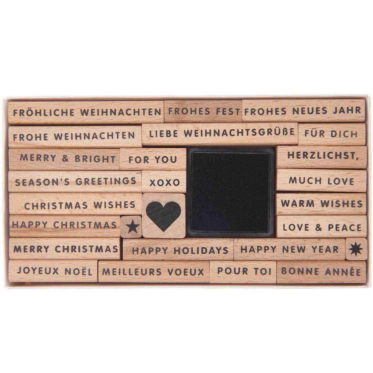Paper Poetry Stempelset Merry Christmas Texte
