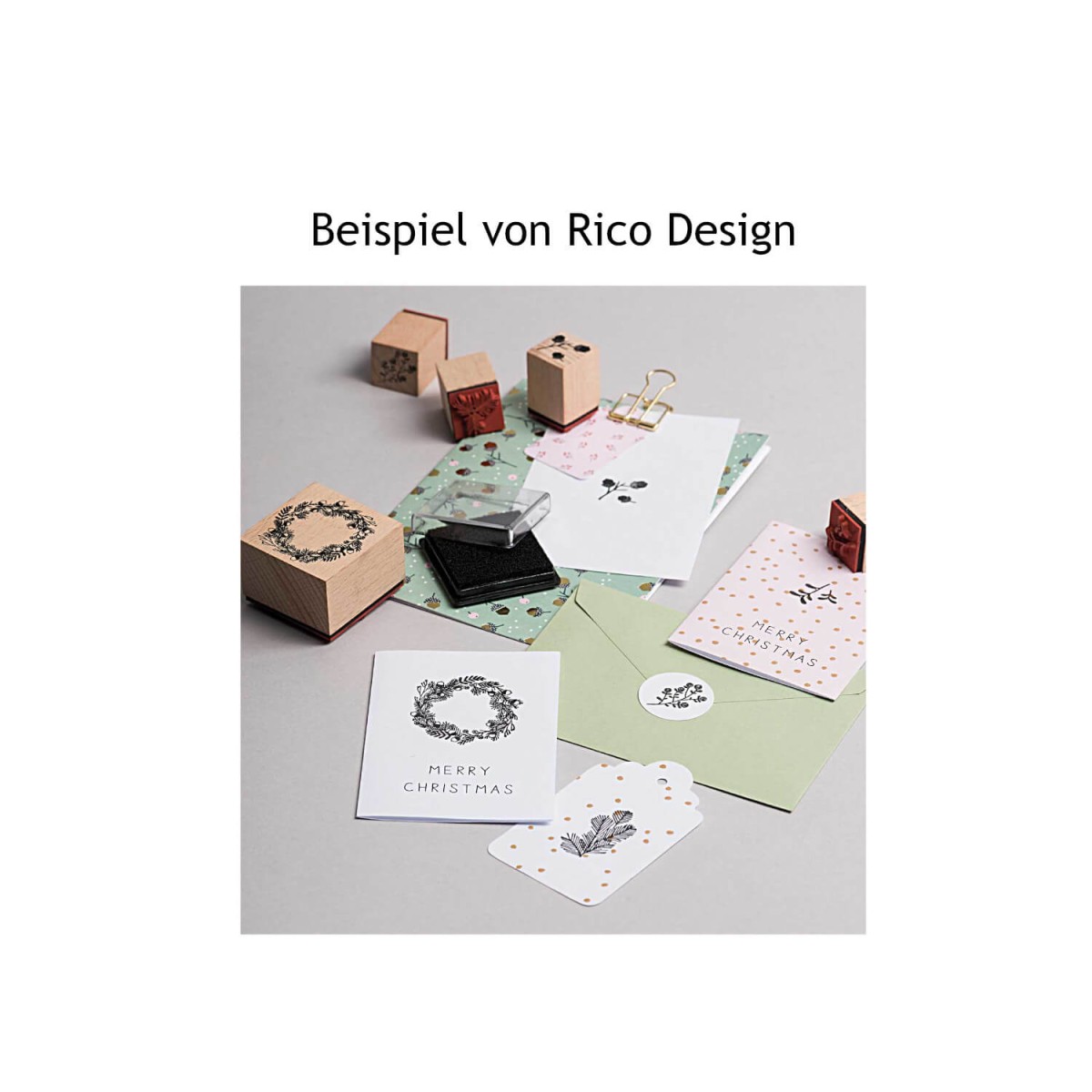 Stempel Beispiele Geschenkanhänger Weihnachten
