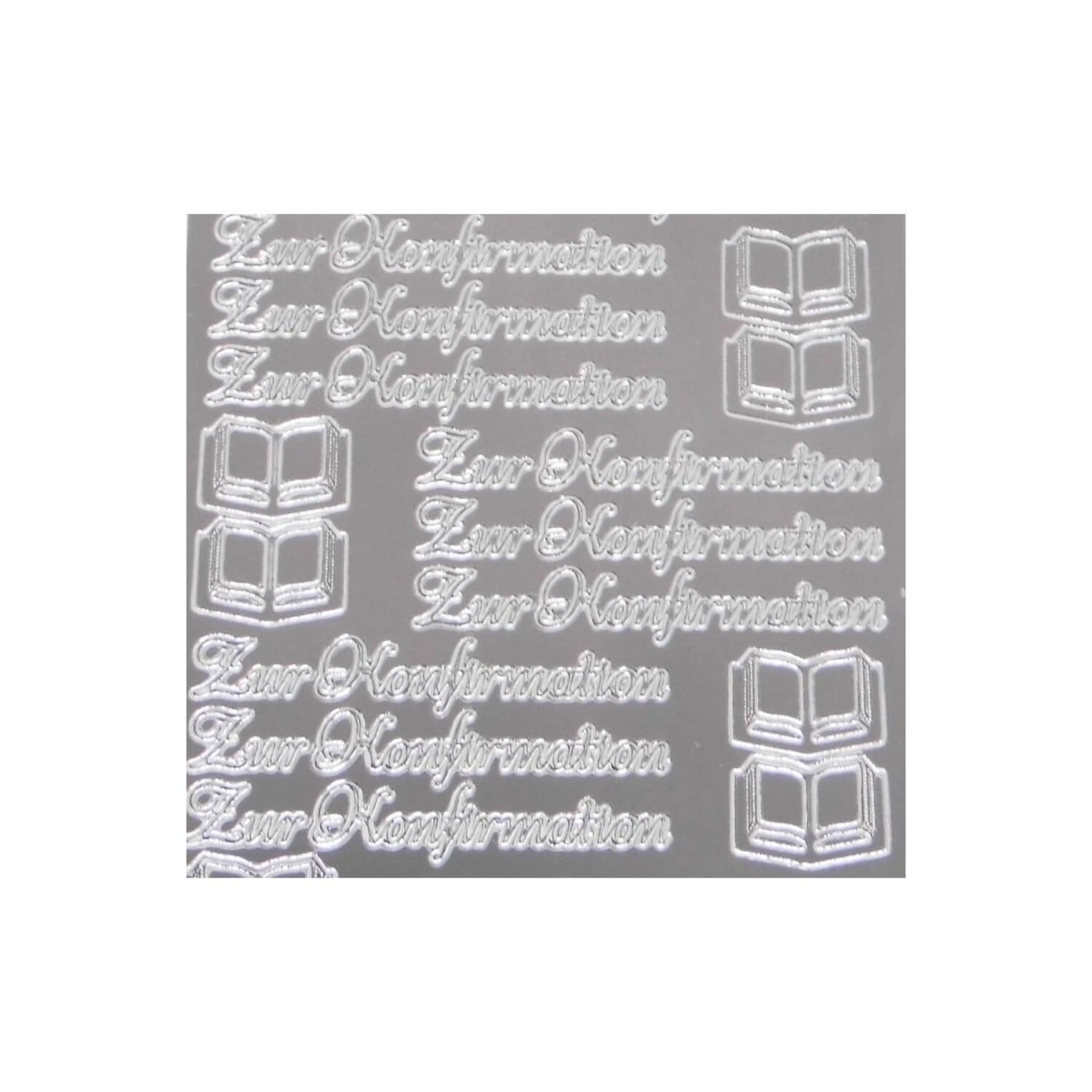 Detailansicht Konturensticker zur Konfirmation von HobbyFun