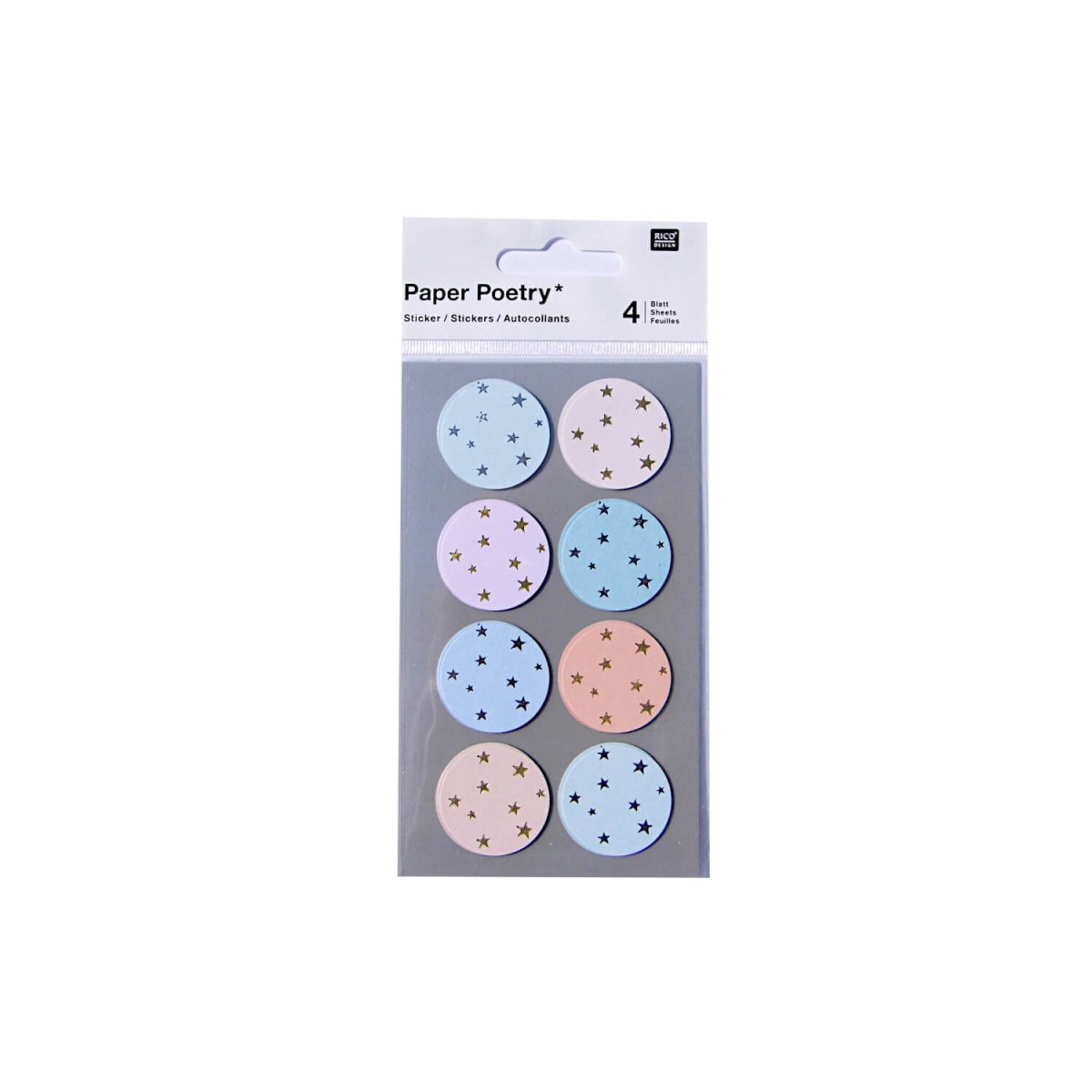 Stickerbogen Kreise