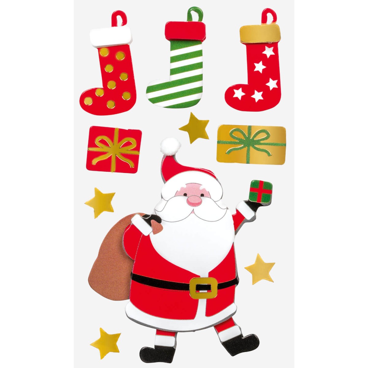 Detailansicht Sticker Mix Nikolaus