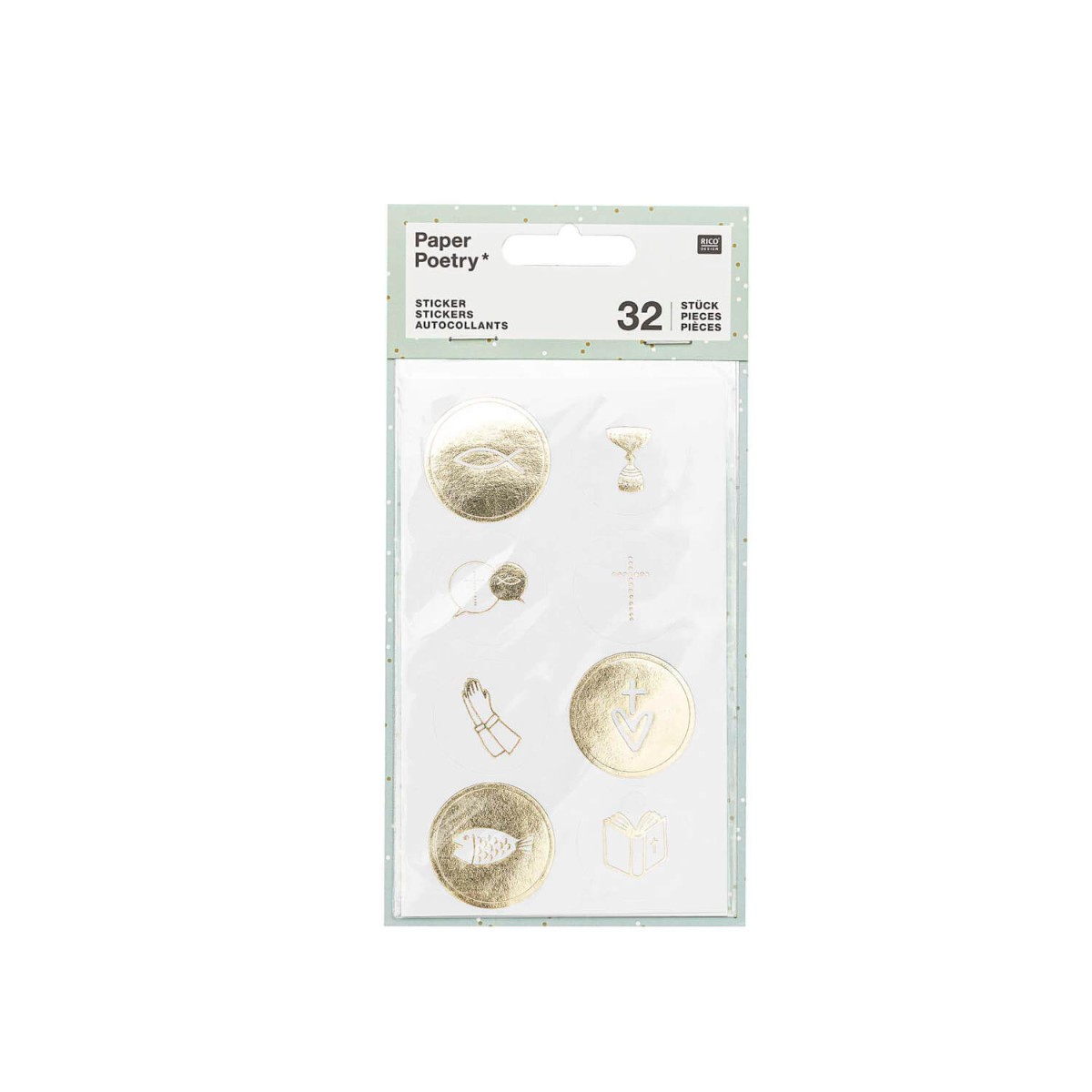 Paper Poetry Sticker christliche Feste von Rico Design
