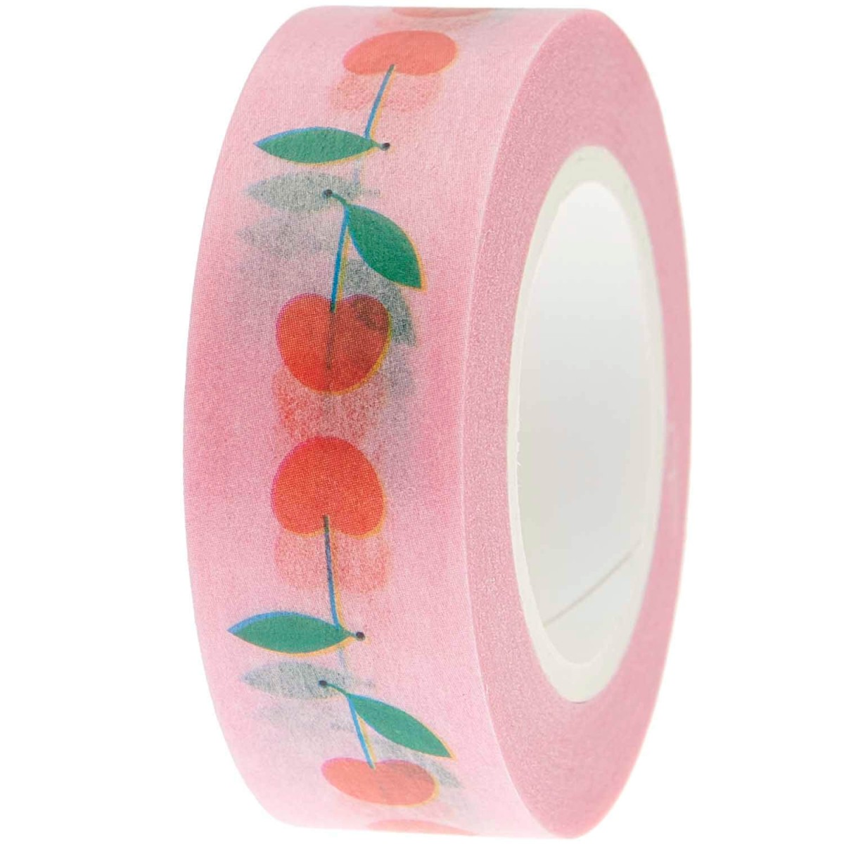 Kebeband Kirschen rosa von Rico Design