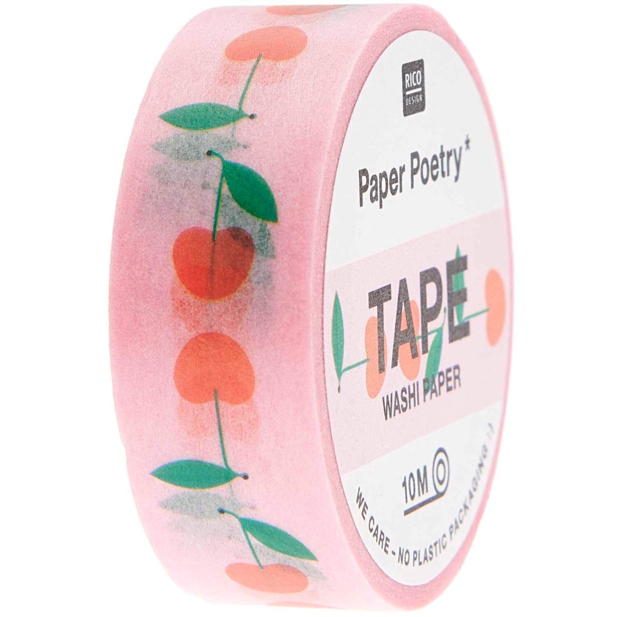 Paper Poetry Tape Kirschen rosa