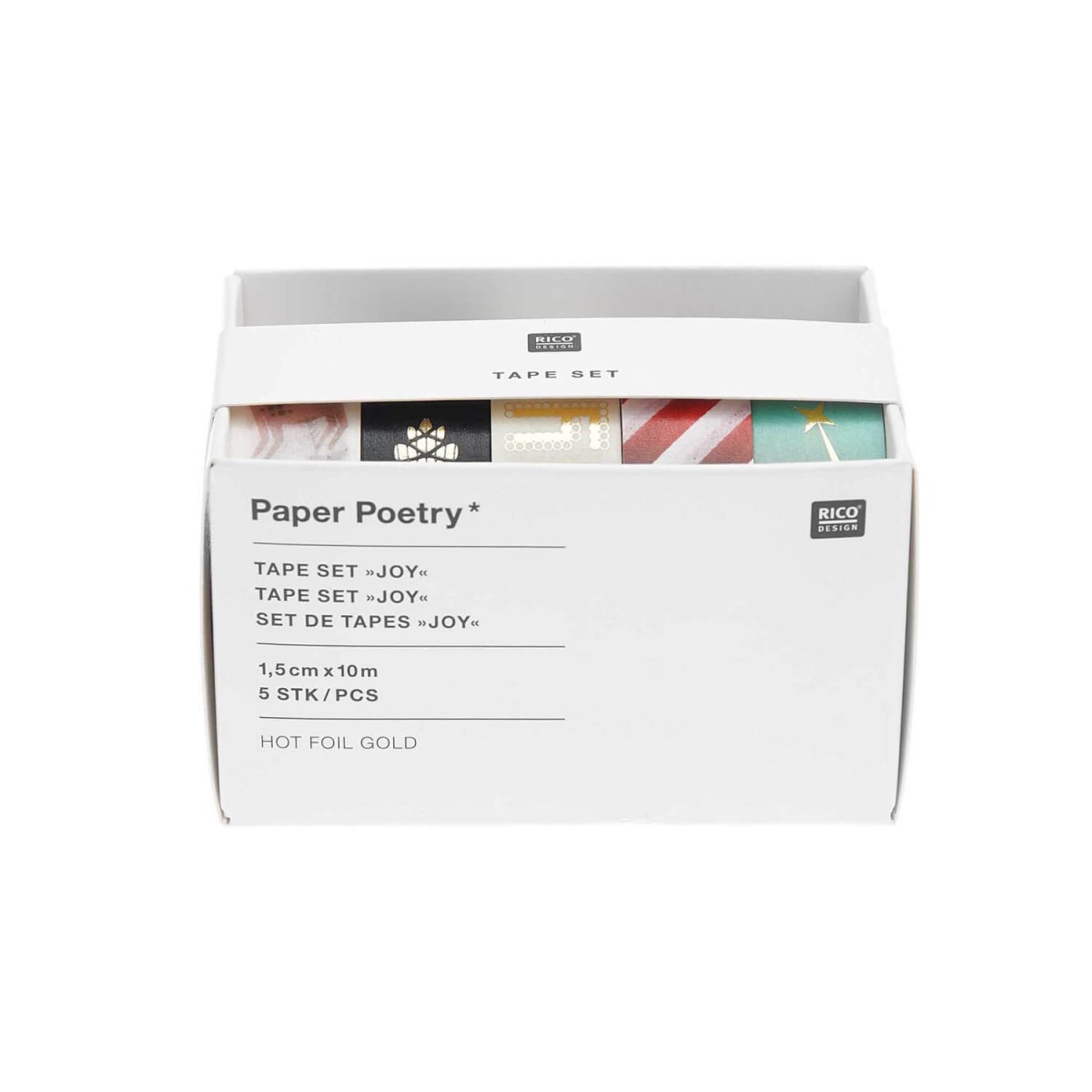 Paper Poetry Tape Set I love Christmas
