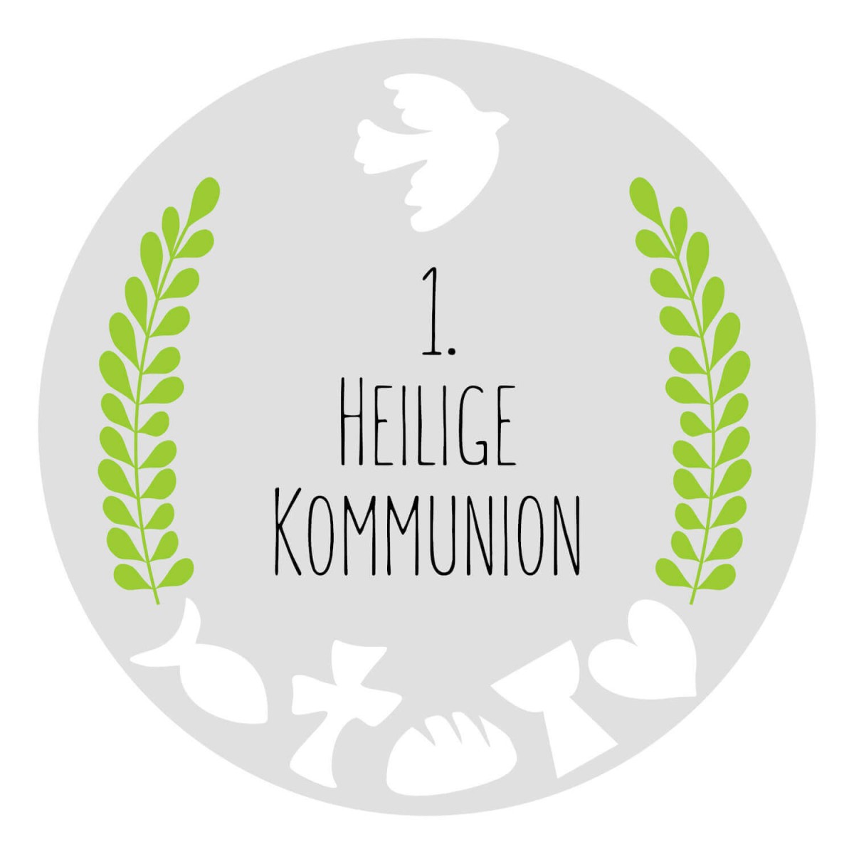 Wachsdekor 1. heilige Kommunion